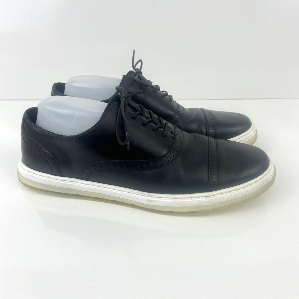 Kenneth Cole Men's Colvin 2.0 CT Oxfords Black Leather Shoes Comfort Size 11